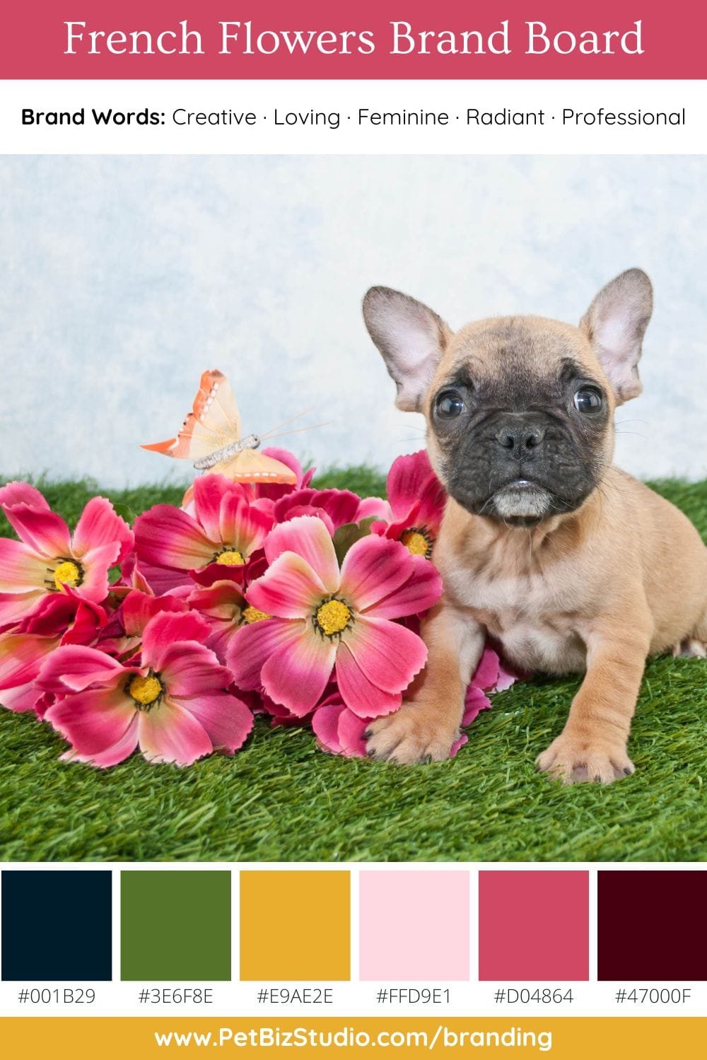 Image of an Urban-Nature Pet Company Colour Palette | Pink Green Brand Palette