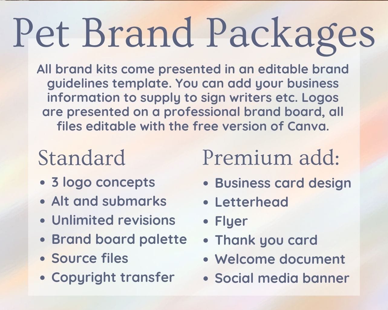 Custom Brand Package