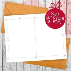 Image of downloadable pet sitter client christmas card