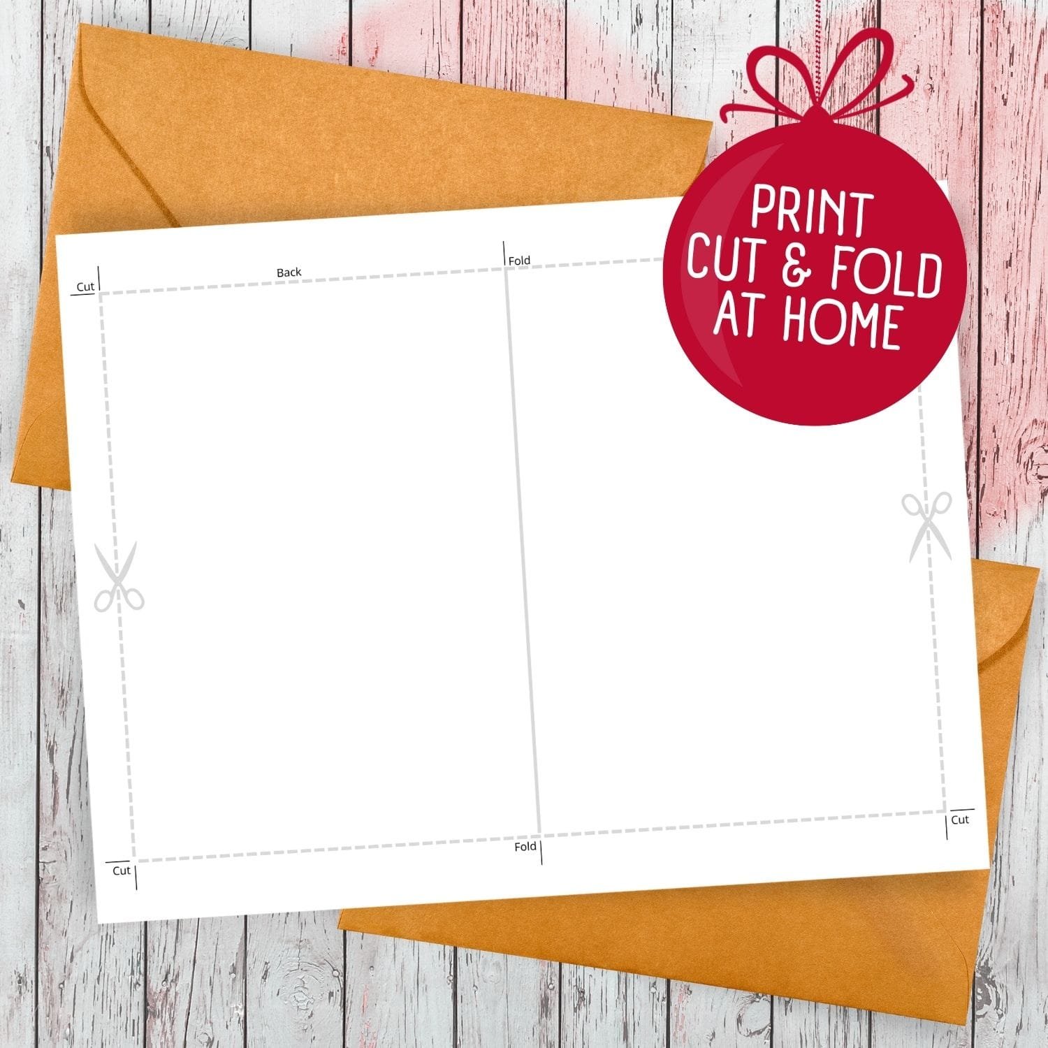 Image of downloadable pet sitter client christmas card
